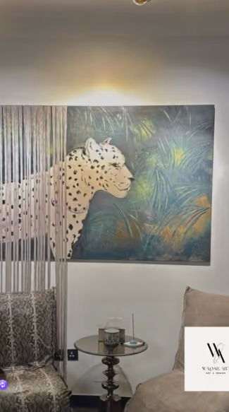 Cheetah in the Grass — In the room